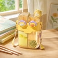 thumbnail image 4 of KOYPTL Cute Water Bottle 26oz Kawaii Water Bottle Funny Bear Water Bottles with Straw and Strap Dual Compartments Leak-proof Plastic Drinking Cup for Sport Travel, 4 of 6