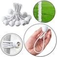 thumbnail image 5 of hirigin 10/20/50 Pack Ball Bungee Cords, Bungee Canopy Cords, Heavy Duty White Stretch Rope with Ball Ties for Canopies, Tarps, and More, 5 of 9