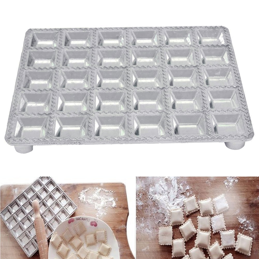 Aluminum Alloy Square Ravioli Pasta Maker Dough Press Mold Kitchen Gadget Tools