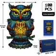 thumbnail image 1 of Wooden Puzzle For Adult Children 3D Puzzle Animals Eagle Wooden Puzzle Unique Animal Shape Puzzle Pieces Puzzle Collection Gift, 1 of 7