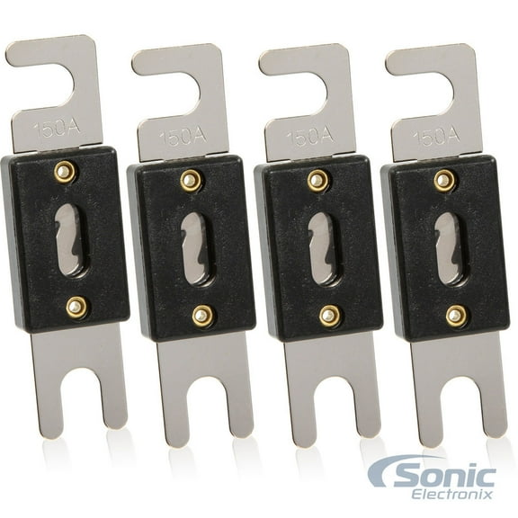 Belva BANL150 4 Pack of 150 Amp Nickel-Plated ANL Fuse Four Fuses High quality 150 Amp ANL Fuses
