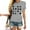 Grey, variant on Pxiakgy Hot Sale! Women St Patrick's Day Clover T-Shirt Blessed Lucky Irish Short Sleeve Shirt Shamrock Graphic Tee Tops Women's Fashion Casual Love Printed Round Neck Short Sleeved Top T Shirt