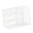 thumbnail image 4 of Organizador de escritorio con portalápices, ahorra espacio y es ideal para documentos y otros usos de oficina. Blanco, 4 of 9
