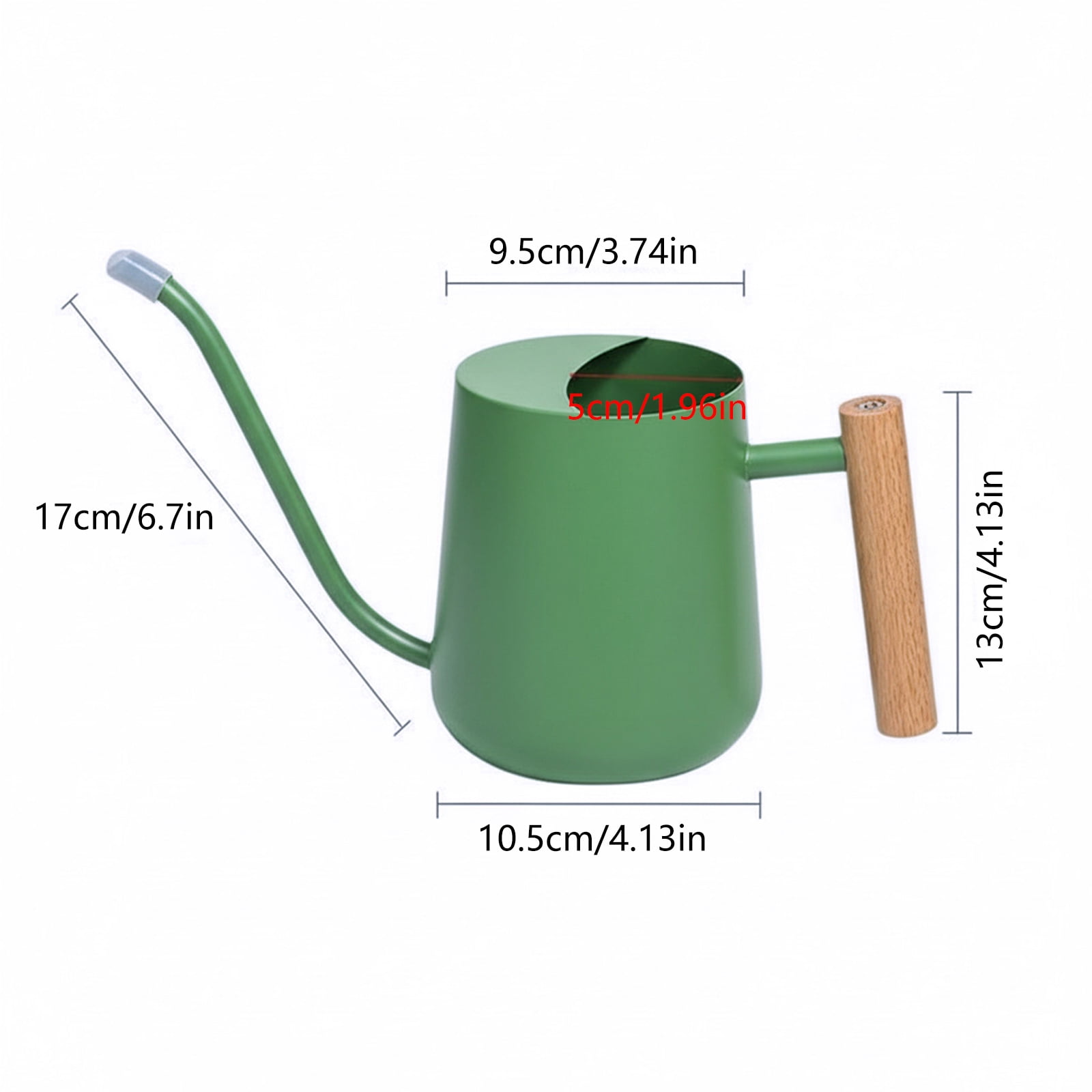Large Capacity Garden Watering Can Crafted from 201 Stainless Steel Offering Comfortable Grip Fatigue
