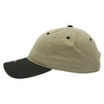 thumbnail image 3 of Decky 205 6 Panel Low Profile Relaxed Cotton Dad Hat-Khaki/Black, 3 of 4