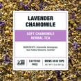 thumbnail image 3 of Tiesta Tea - Lavender Chamomile, Relaxer Loose Leaf Herbal Tea, Caffeine Free, GMO-Free, Make Hot or Iced Tea & Brews Up to 50 Cups - 2 Ounce Refillable Tin, 3 of 9