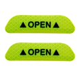 thumbnail image 1 of koolsoo 2Pcs Car Door Reflective Stickers Warning Mark car Accessories Universal Green, 1 of 9