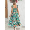 thumbnail image 3 of Floral Ruffle Tiered Maxi Dress, 3 of 7