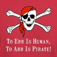 thumbnail image 3 of CafePress - To Arr Is Pirate Skull Dark T Shirt - Men's Classic Graphic Cotton T-Shirt, 3 of 4