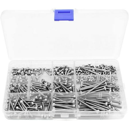 

Hexagonal Knob Socket Head Cable Bolts Screws with Nuts Stainless Steel Assortment