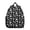 Black-12, variant on Colorful Symmetrical Plaid Stripes Breathable Padded Adjustable Daypack