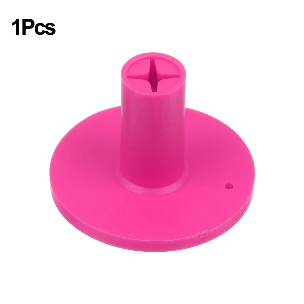 1Pcs 38mm Rubber Golf Tee Stability Tee Holder Golf Training Aid for Practice & Driving Range Mats Pink