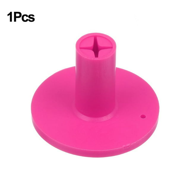 1Pcs 38mm Rubber Golf Tee Stability Tee Holder Golf Training Aid for Practice & Driving Range Mats Pink