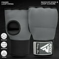 thumbnail image 3 of RDX Gel Boxing Hand Wraps Inner Gloves Men Women, Quick 100cm Long Wrist Straps, Elasticated Padded Fist Under Mitts Protection, Muay Thai MMA Kickboxing Martial Arts, 3 of 6