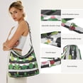 thumbnail image 5 of Shopping Bag for Women Office Workers Cute Fashion Tote Bags with Zipper Tote Reusable Bags,Cactus Women's Retro Large Size Canvas Shoulder Bag Hobo Crossbody Handbag Casual Tote, 5 of 5