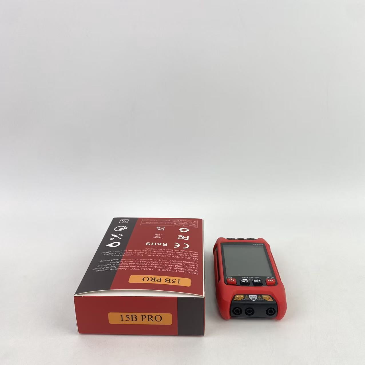 15B PRO Digital multimeters,58A Multimeter 2000 Counts Digital Multimeter , DC AC Voltmeter and Ohm Volt Amp Tester, Measures Voltage, Current, Resistance; Tests Live Wire, Continuity