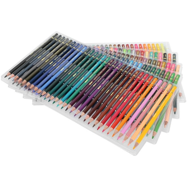 Lot de 72 crayons de couleur, Ensemble de crayons gras pour dessin, fo –