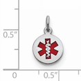 thumbnail image 3 of Sterling Silver Rhodium-plated Medical Charm XSM76, 3 of 3