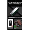 thumbnail image 3 of Key Fob Cover Compatible with Toyota Camry Highlander Land Cruiser Grand Highlander Prius 2019-2026 3/4/5/6 Button Keychain Case Holder Protector,A Keychain Gun Brown, 3 of 9