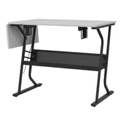 Sew Ready Eclipse Sewing and Craft Table in Black / White