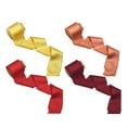 thumbnail image 4 of Tachiuwa 4 Pieces Ribbon Fringe Silk Ribbon Bow Making 5 Yards Home Decoration Windows Wedding Invitations Christmas Ribbon yellow, 4 of 10