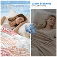 thumbnail image 2 of Red Orange Coastal Cooling Blanket,Lightweight Breathable Summer Throw Blanket with Double Sided Cold Effect,Sea Turtle Nautical Coral Summer Beach Picnic Blankets Bed Sheet for Hot Sleepers 60"x80", 2 of 8