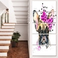 thumbnail image 1 of Fashionable French Bulldog - Animal Canvas Wall Art, 1 of 3