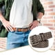 thumbnail image 4 of Sonducket Cinturones 105cm-125cm Cinturón Mujer Hombre Correa Cuero de vaca Jeans Cintura Banda con hebilla única Color café 105cm Type2 NO2, 4 of 6