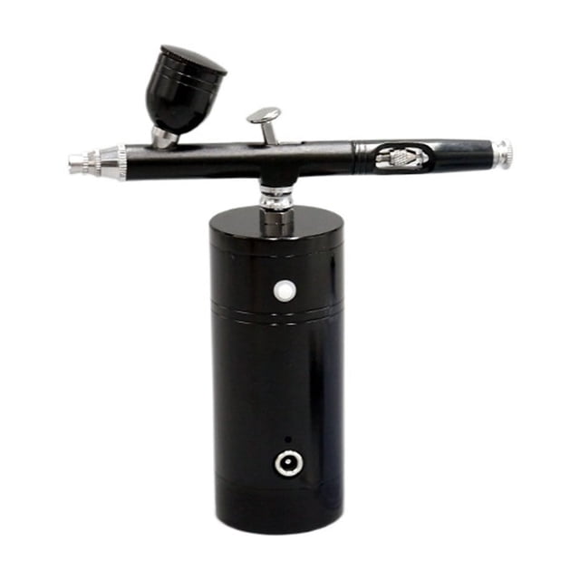 Portable Rechargeable Wireless Airbrush With Compressor Double Action Spray Gun For Face Beauty Nail Art Tattoo Craft Cake Paint ,Durable Build