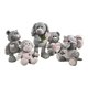thumbnail image 2 of Oso de peluche de la familia del bosque gris de Penang, muñeco de oso Siha, oso abrazable, chica que regala novia, lindos coleccionables, 2 of 3