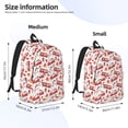 thumbnail image 2 of Honeii Fire Truck Print Canvas Backpack for School & Outdoor,Laptop Excursion Backpack,Notebook School Bookbag For Men Women,for Work, Travel, and Everyday Use-Small, 2 of 5