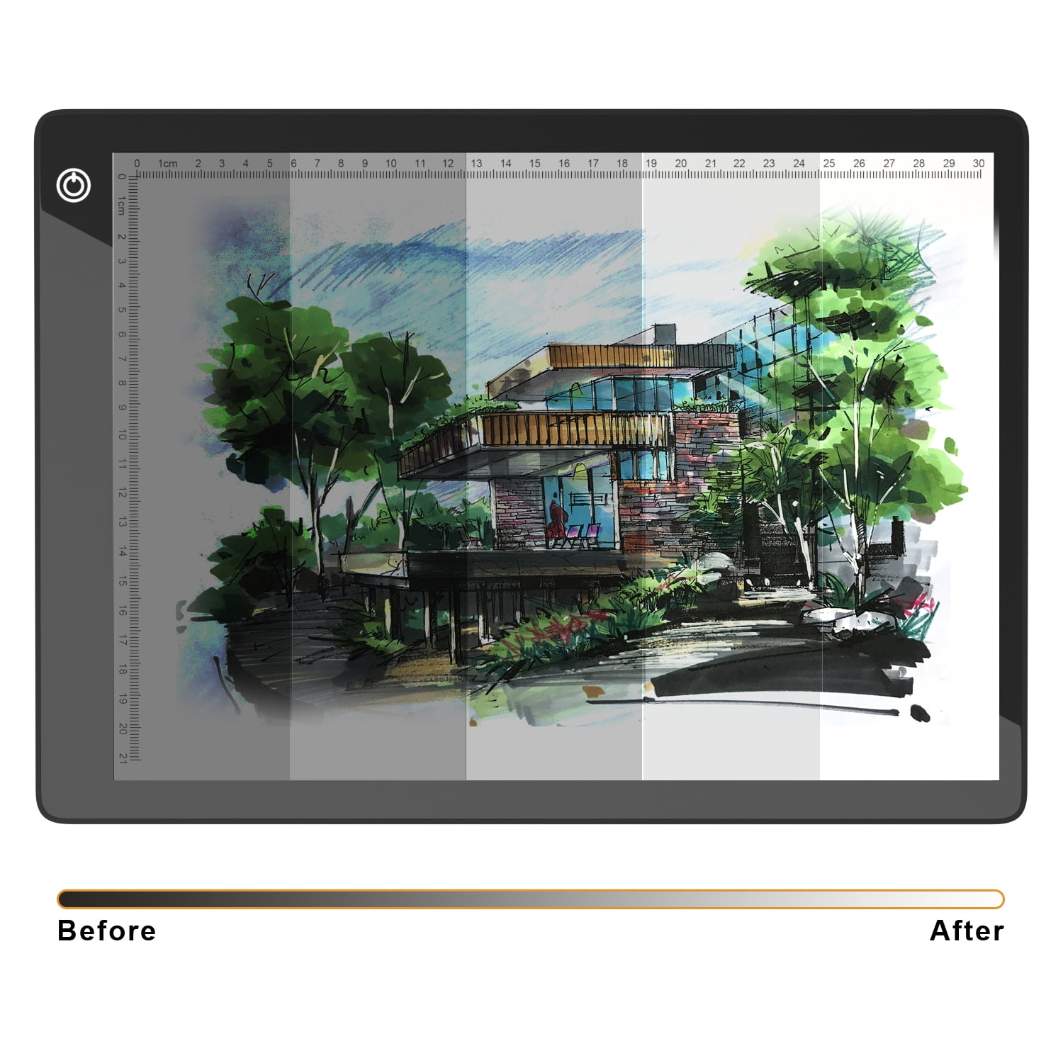 Anivia A4 Ultra-Thin Light Box for Diamond Painting-Black（Ship from USA)