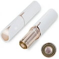 thumbnail image 4 of SKYWEE Facial Hair Remover with LED Light USB Rechargeable, 2 x Replacement Heads Included, Painless Waterproof Shaver Razor for Peach Fuzz Fine Hair/Chin/Cheek/Upper Lip(White), 4 of 6