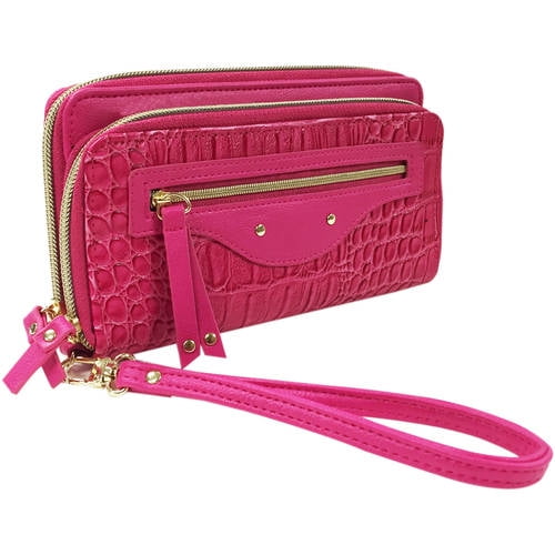 double zipper wallet