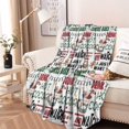 thumbnail image 2 of Multicolor Christmas Pattern Round Blanket,Comfortable Soft Flannel Throw Blanket,All Season,Warm Lightweight Blankets for Sofa Bed Couch Living Room Chair 47"x47", 2 of 5