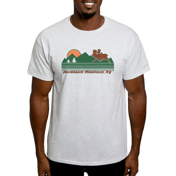 CafePress - Adirondack Mountains NY Light T Shirt - Men's Classic Graphic T-Shirt