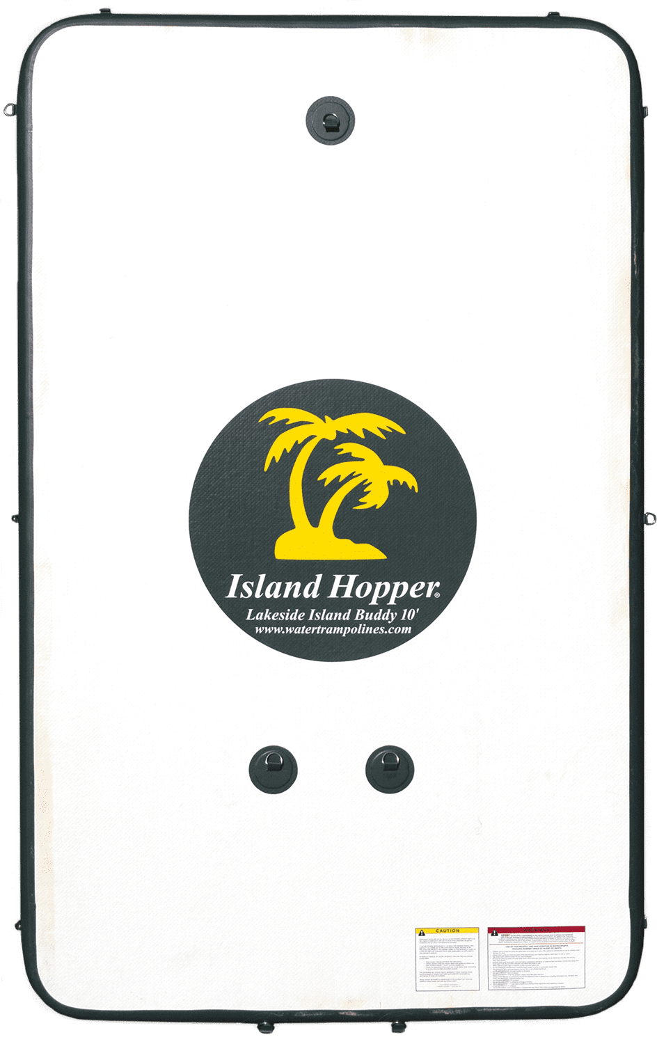 Island Hopper Lakeside Tropical Graphics Series 10ft Inflatable Floating Dock