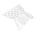 thumbnail image 1 of Redes De Baloncesto Duraderas, Reemplazo De Red De Baloncesto Blanca, Portátil, Fácil De Instalar, Nailon Antigolpes Para Gimnasio, 1 of 7