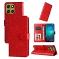 thumbnail image 5 of Funda tipo cartera GANGXUN para Motorola Moto G86 , diseño girasol, cuero PU, soporte, cierre magnético, tarjetero, 5 of 5