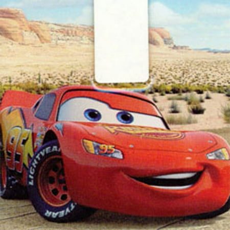 Light Switch Decal Brewster Home Fashions 12440238 Disney Cars Mcqueen Single Light Switch Plate Sticker Decal ()