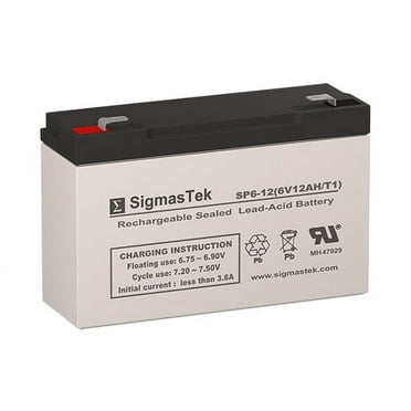 6 Volt 12 Amp Electric Scooter Battery