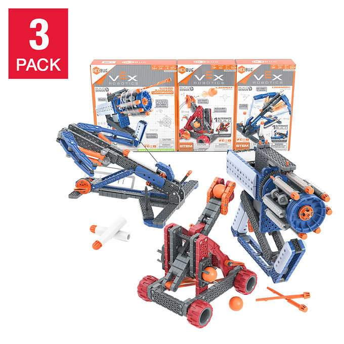 HEXBUG Vex Robotics Launchers Stem Construction Kit Bundle 3pack for sale online 