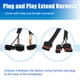 thumbnail image 5 of Arnés de extensión de cable de circuito de bus CAN para manillar de 12 pulgadas para Harley Davidson Softail Dynas Electra Glide Road Glide Sportster Arnés de cableado de interruptor de extensión de cable para manillar Unique Bargains arneses de cableado para deportes motorizados, 5 of 7