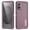 Purple, variant on TYJKeJi Case with Kickstand Drop Resistant Shockproof Stander Case For Samsung Galaxy S25 Edge