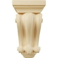 thumbnail image 2 of Ekena Millwork 5"W x 3 1/4"D x 9 1/2"H Cole Pilaster Wood Corbel, Maple, 2 of 4