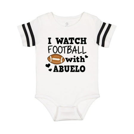 

Inktastic I Watch Football with My Abuelo Gift Baby Boy or Baby Girl Bodysuit
