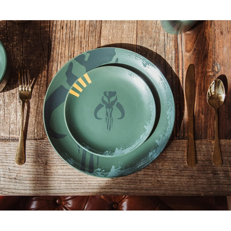 Star Wars Boba Fett Mandalorian Stoneware Plates Bowl Collection