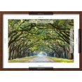 thumbnail image 5 of Art.com Savannah, Georgia, USA Oak Tree Lined Road at Historic Wormsloe Plantation. Photographic Print by SeanPavonePhoto, Brown Frame Wall Art, 23" x 17", 5 of 5
