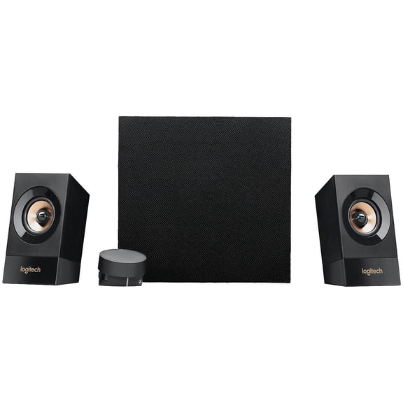Restored Logitech Z533 2.1 Multimedia Speaker System with Booming Bass Subwoofer (Refurbished)