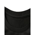 thumbnail image 3 of Men's Regular Size Casual T-Shirt - "Naughty by Nature" Graphic Tee with Baseball Bat Design, Black Short Sleeve, Round Neck, Summer Sportswear, Machine Washable, Casual Sportswear | Bold P, 3 of 6
